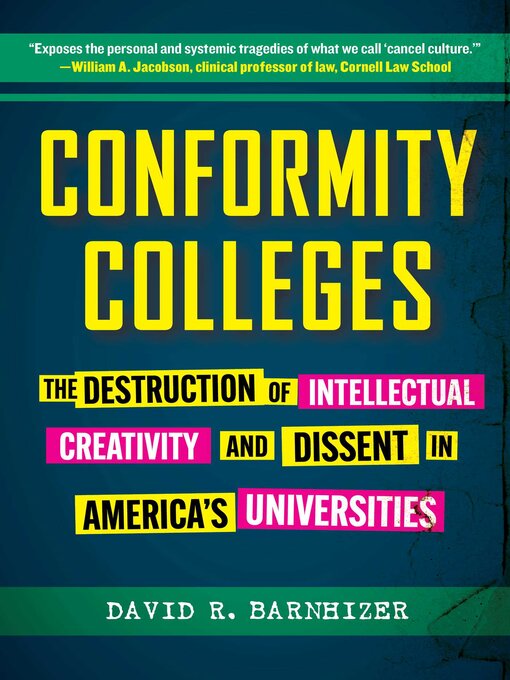 Title details for Conformity Colleges by David R. Barnhizer - Available